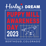 T-Shirt (Ladies V-Neck) - 2023 Puppy Mill Awareness Day