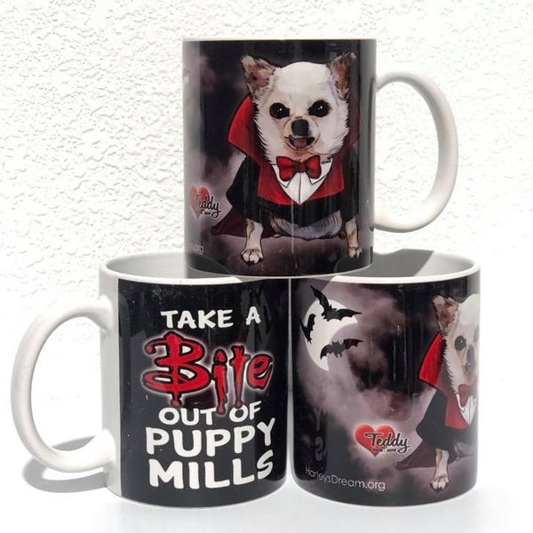 Coffee Mug "Take a Bite Out of Puppy Mills"