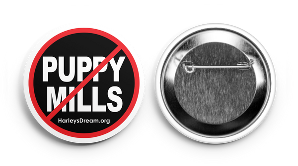 End Puppy Mills Pin-Back Button