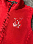 Fleece Vest (Ladies) - Red - Harley's Dream-End Puppy Mills