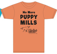 No More Puppy Mills T-Shirt - Coral