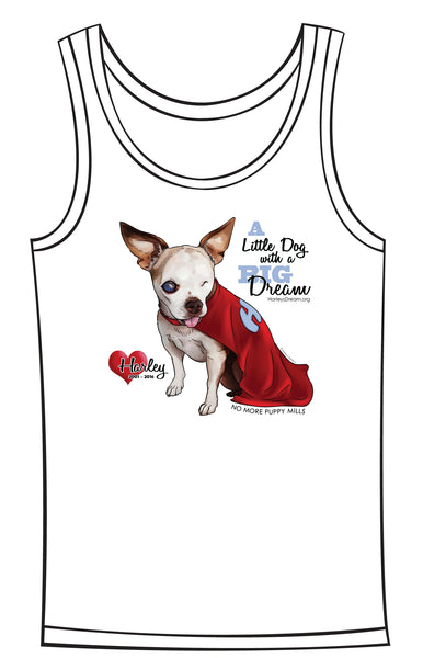 Harley "A Little Dog with a Big Dream" Memorial Unisex Tank