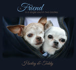 Harley & Teddy "Friends" - Canvas Gallery Photo - 10x10