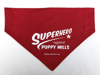 Doggie Collar Scarf (Cape-Style) - Superhero Against Puppy Mills