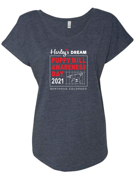 Relaxed Fit T-Shirt - Ladies - Puppy Mill Awareness Day 2021