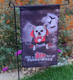 Garden Flag - Take a Bite Out of Puppy Mills