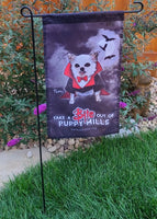 Garden Flag - Take a Bite Out of Puppy Mills